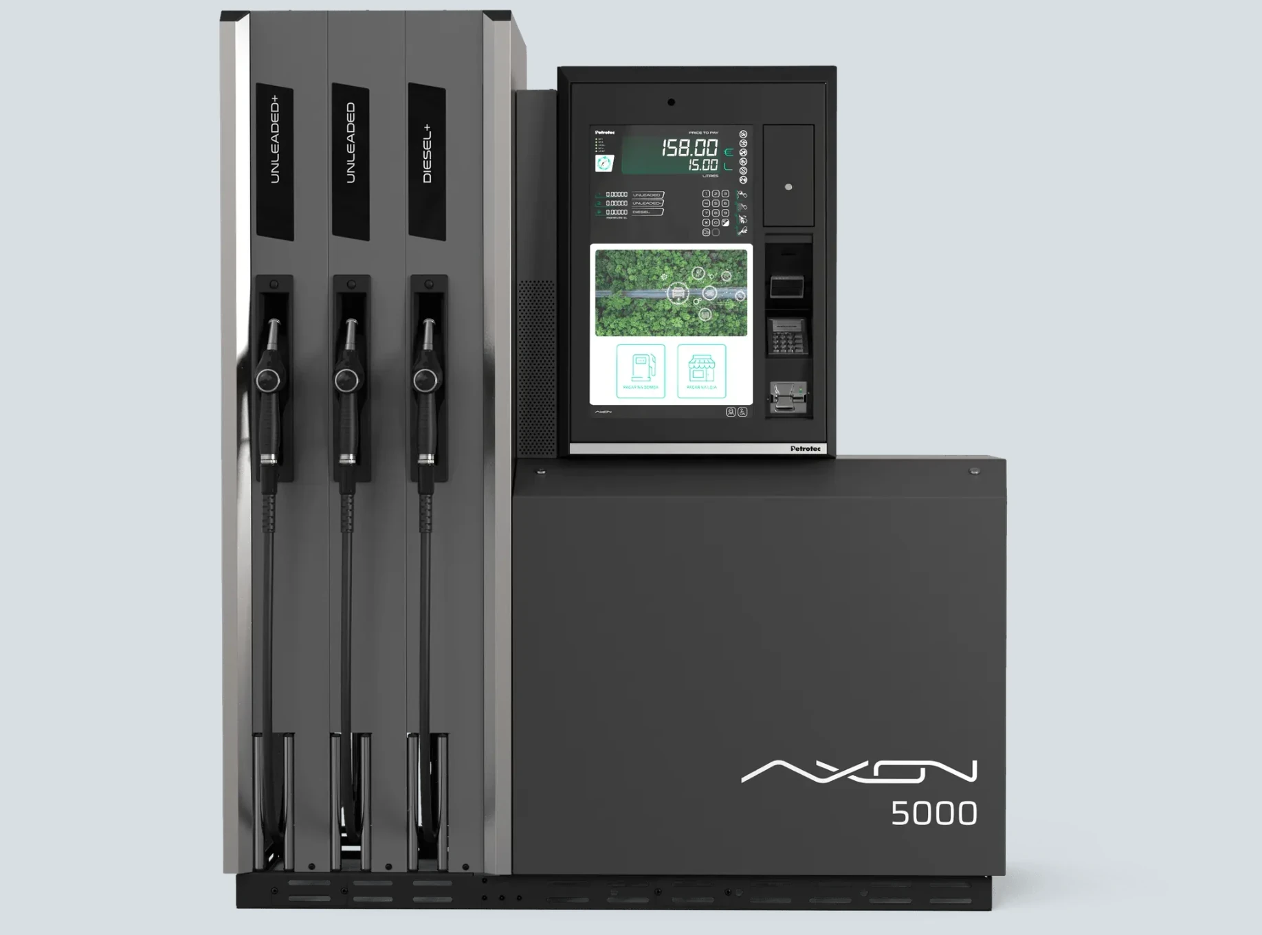 Axon 5000 full fuel pump unit with nozzles and FM27 multimedia terminal
